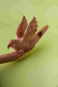 Трубка Tepi «Летающий Орёл» — Перу, смесь натуральных пород дерева